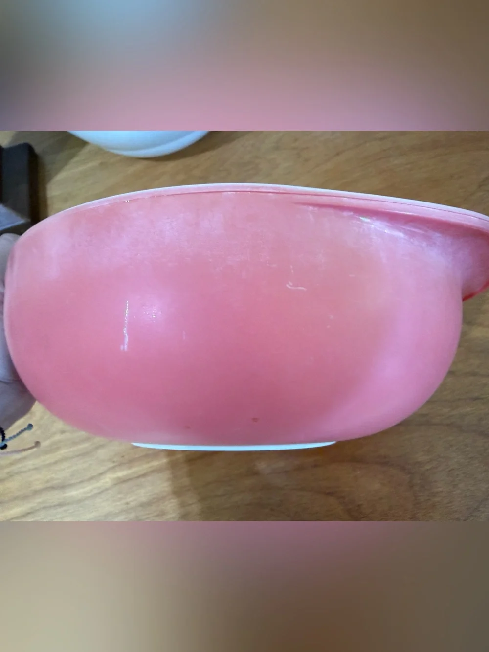 Pyrex Pink Oval Mixing Bowl
